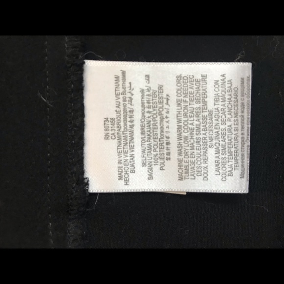 BCBG Black Snap Front Skirt - Picture 7 of 7